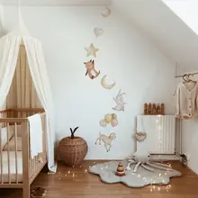ウォールステッカー 動物 ウサギ 羊 キツネ かわいい 北欧風 インスタ映え DIY インテリア
