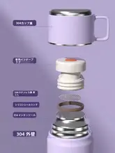 316ステンレススチール製保温ボトル【携帯便利・学生向け・大容量】