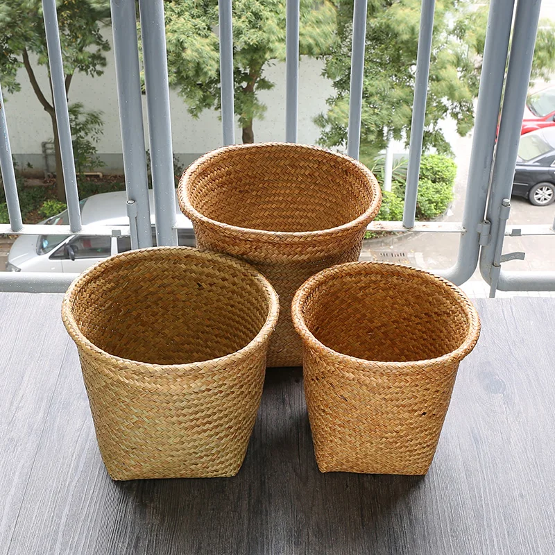 キッチンをスッキリ整理！収納グッズおすすめ｜自然な呼吸感をもたらす草編みバスケットの完全ガイド