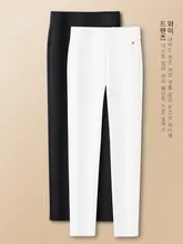 ブラック おしゃれな細身パンツ【カジュアル・春秋用・ママ向け】