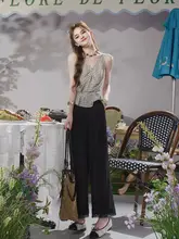 感あふれる九分丈ワイドパンツ【春夏用・あ ankle丈・ゆったりシルエット】