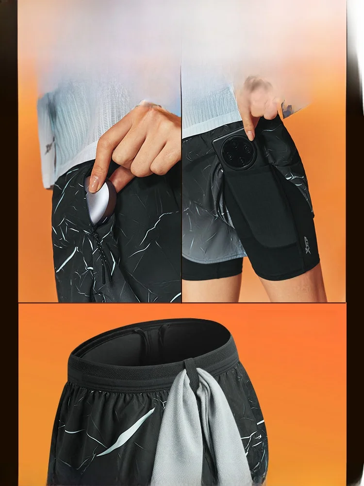 軽量で速乾性に優れた夏用ランニングショートパンツ：XTEP女性向け快適フィットモデルの実用性解析
