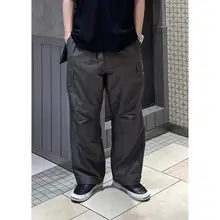 高級感あるカジュアルスタイルの極薄工装パンツ【ストリート風・フィット】