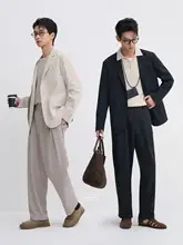 春用スーツ メンズ【ソロテックス素材・シワ加工・ブラック・ビジネス用】