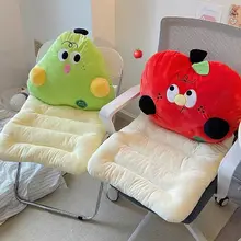 快適な使用感！一体型の腰対策ミーティングチェアクッション【学生・オフィス用】