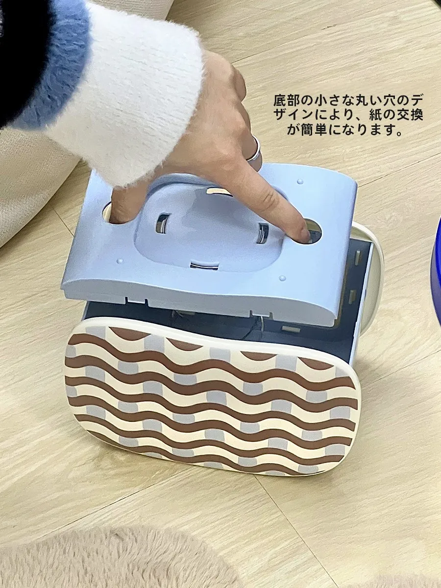 かわいいデザインのティッシュボックス：創意型でインテリアに融合する3D立体収納