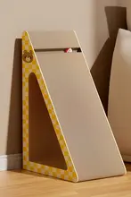 hipidog 三角形の立式猫用爪研ぎボード【耐久性・キャットトイ】