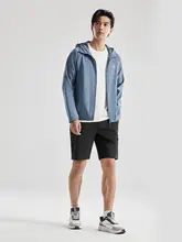 軽量な防水機能付きメンズシティスポーツショートパンツ【速乾・耐摩耗・夏用】