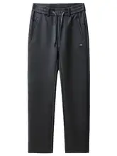 男士スポーティパンツ【ゆったりストレート・ウエストゴム・秋冬用】