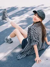厚底デザインのスポーツシューズ【女性用・カジュアル・秋用】