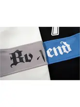 デザイン性の高い肩当ての2色使いシフォンレディースTシャツ【花柄・フィット感ある短めスタイル】