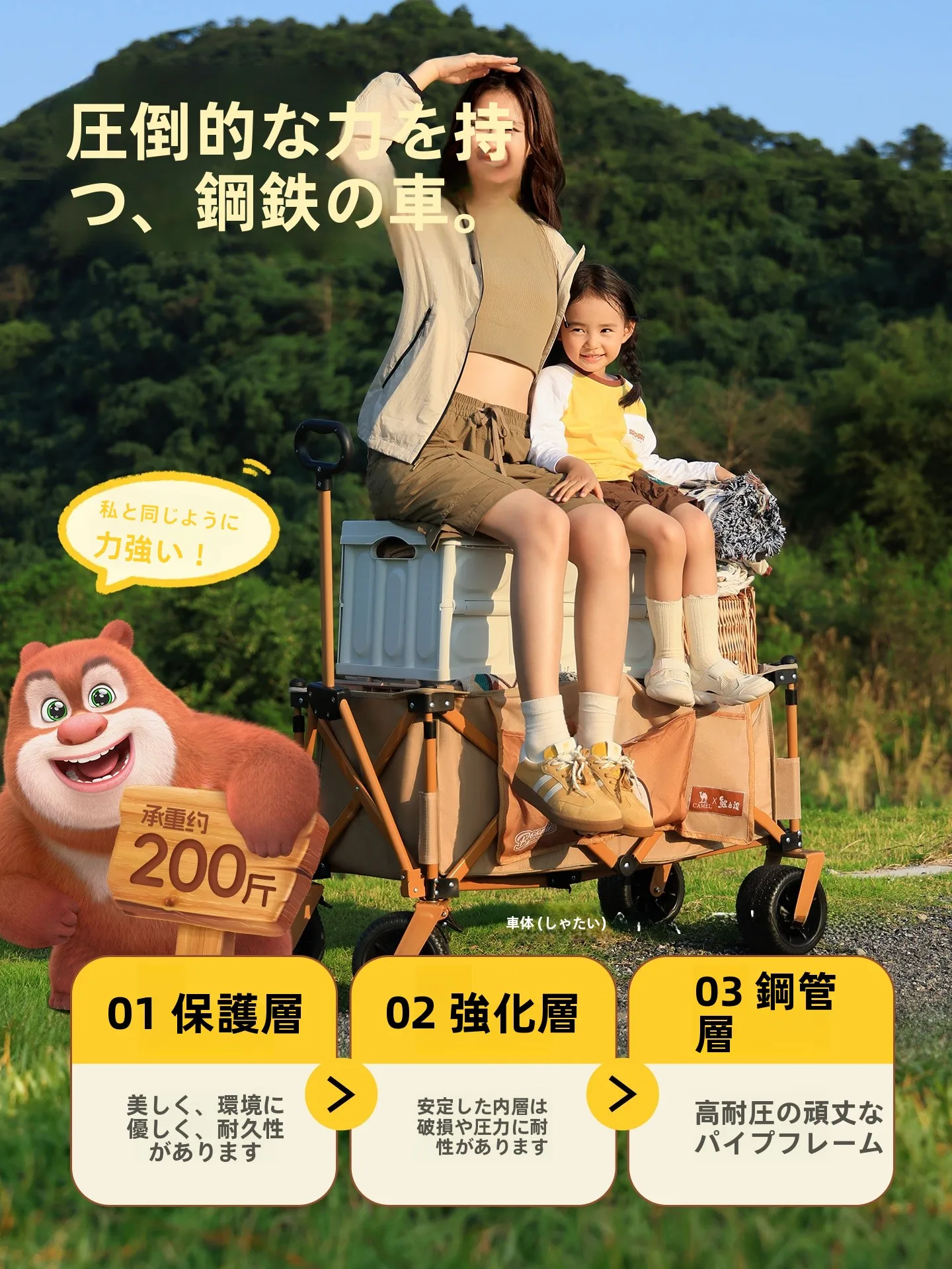 キャンピングカートを選ぶときに迷うのは、本当に「機能」なのか？