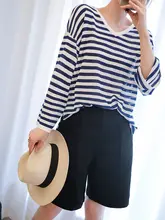 活力デニムショートパンツ【ルーズフィット・夏用・広がりを隠すデザイン】
