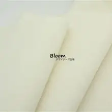 極上の柔らかさの裏表使用可能な乳白色カシミヤ風ウール生地【コートやケープ用】