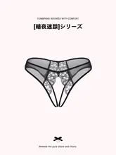 セクシーなレース透視Tバックパンティ【低ウエスト・誘惑的デザイン】