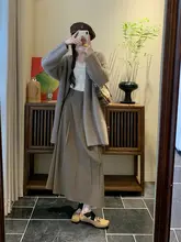 ウエストフリルのサイドプリーツスカート【洗濯機可・シワになりにくい・新色追加】