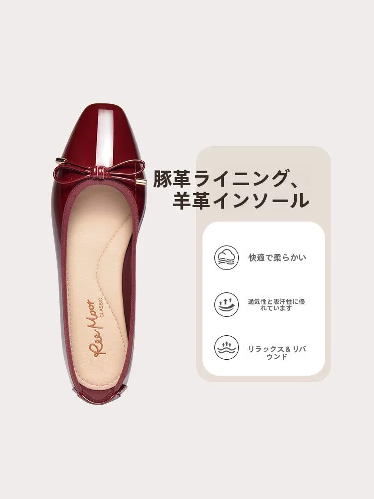 フラットバレーシューズアーモンドトゥソフトソール：歩きやすさと快適性を実証する女性用平底鞋