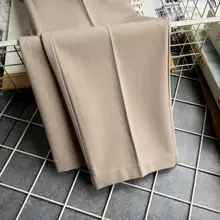 カジュアルなメンズストレートパンツ【抗皺・極上の柔らかさ・九分丈】（セットアップ対応）