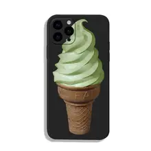 アイスクリームデザインのスマートフォンケース【全機種対応・透明・夏らしいデザイン】