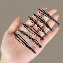 几何デザインのヘアクリップ【シンプル・前髪・サイド用】