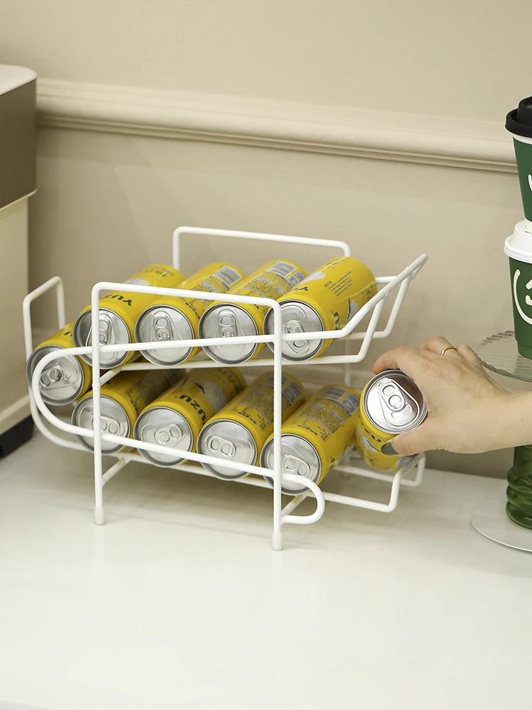 キッチンをスッキリ整理！収納グッズおすすめ｜アイアン製缶飲料ラックの実際の使い方と選び方
