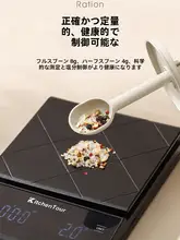密閉できるガラス製調味料ボトル【スプーン付き・防湿・キッチン用】