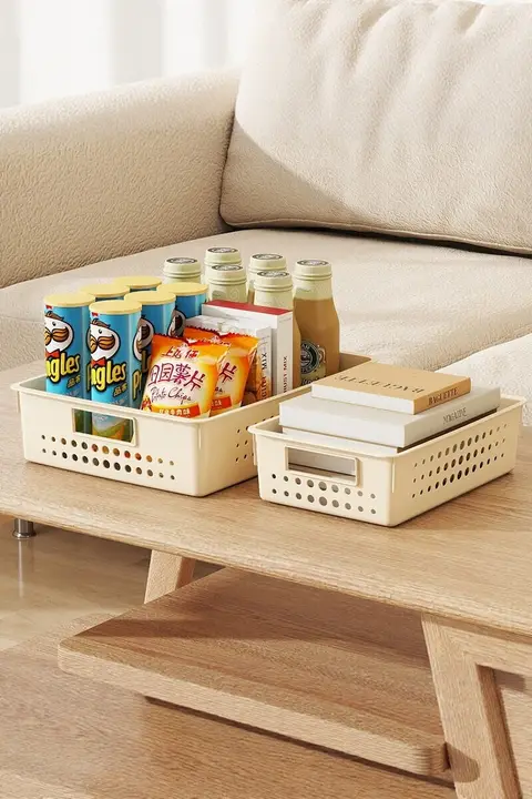 おしゃれな収納ボックス【プラスチック製・キッチン・おもちゃ整理用・デスクトップ用】