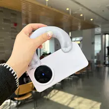 春の新作 液体シリコン製スマートフォンケース【スタンド付き・防落下・女性用・シンプルデザイン】