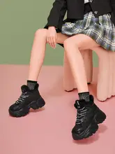Camel 春季用厚手ファッション高筒スニーカー【極上の柔らかさ・厚底・カジュアルデザイン】