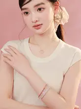 春の風を感じる！ピンク水晶と瑪瑙のネックレス＆ブレスレット