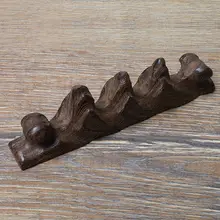 茶道用 鳥の羽木製毛筆置き【シンプルデザイン・高級感あり】