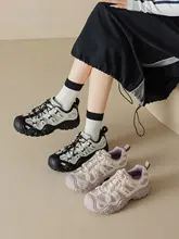 春季用 レディース アウトドア登山靴【軽量・防滑・耐磨耗・ウォーキングシューズ】
