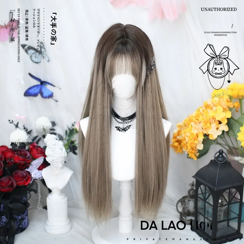 ロングストレートヘアに前髪ありが似合うなら、アジア風グラデーションウィッグでどうやってスタイルを完成させる？