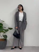 春夏用 シンプルなダブルボタン通勤ジャケット【通気性・シワになりにくい・ゆったりデザイン】