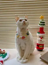 ペット用クリスマス雰囲気ネックレス【猫・犬・テディ・フレンチブルドッグ用・フォトプロップス】