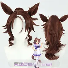 コスプレ用ウィッグ【耳付き・グラデーションテール】