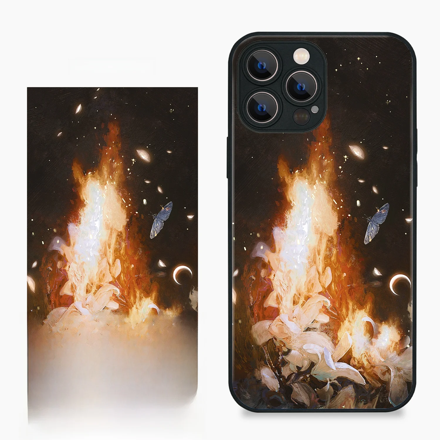 イラストレーター慕白コラボスマホケース：Apple端末への軽奢感と保護力の融合