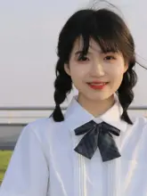 夏用 JK制服 白シャツ【ショートスリーブ・プリーツデザイン・学生用】