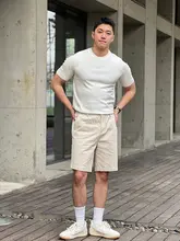 Tシャツ メンズ 夏季 ファッションカジュアル ラウンドネック 単色 しわ防止 シンプル