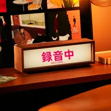 シンプルな電気照明デコレーションオブジェ【オフィスデスク用・個性的なインテリア】