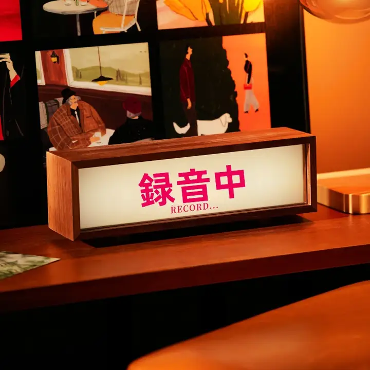 シンプルな電気照明デコレーションオブジェ【オフィスデスク用・個性的なインテリア】