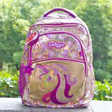 Smiggle 女子用学生向けリュックサック・デクラスパック・ペンケース付き・ユニコーンデザインギフトセット