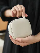 真皮風の可愛いミニ手持ちポーチ【硬貨・化粧品・鍵用】