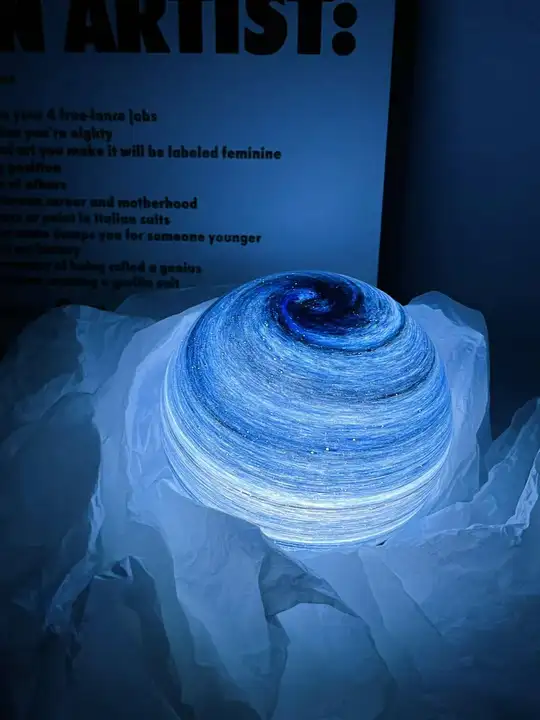 癒し系 星空ランプボール【デスクトップ用・雰囲気作り・誕生日ギフト】