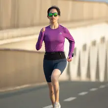 ランニングウエストポーチ【男女兼用・スマートフォン収納・マラソン対応】