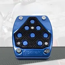 バイク用 アルミ合金製の大型ブレーキペダルカバー【防滑・改良パーツ】