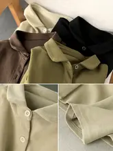 コットン製 短丈ジャケット【レトロスタイル・カジュアル・大きいサイズ・長袖・シャツカラー】
