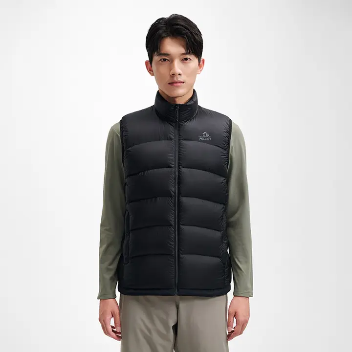 pelliot 極上の柔らかさ！軽量ダウンベスト【男女兼用・アウトドア・保温・登山用】