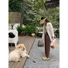 心蓝家 2色選べるカジュアルパンツ【ハイウエスト・後ろゴム仕様・小柄向け】