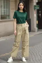 パラシュートカーゴパンツ【ワイドフィット・軽量・カジュアル】